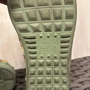 Valentino Garavani Yellow and Brown Loafers with Geometric Pattern Valentino Garavani | Shoes | Valentino Garavani Yellow And  main image 3